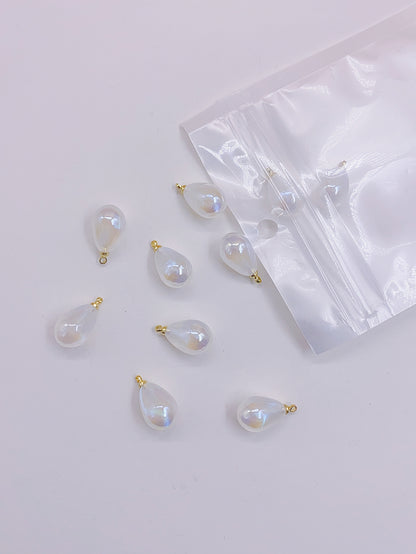 10 mermaid star Mabei water drop beads Acrylic pendant loose beads DIY handmade earrings necklace accessories