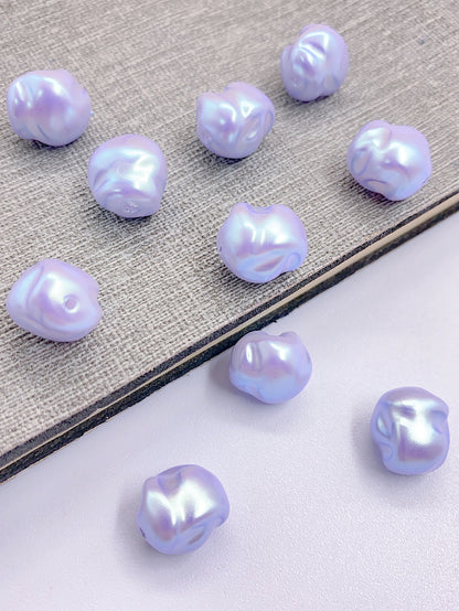 New high-grade shaped Mabel straight hole wrinkles shaped beads diy jewelry decorative beads