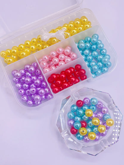 New multi-palace grid mixed box series straight hole highlight multiple straight hole pearl diy jewelry beaded material box