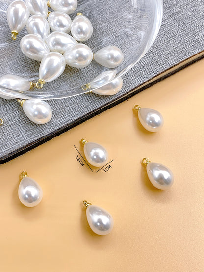 New high quality ABS high brightness Water drop Pearl Pendant diy accessories accessories
