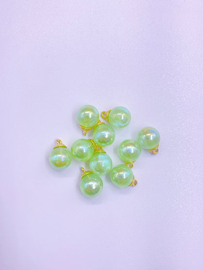 High-end abs Mermaid Star color series beads pendant 10