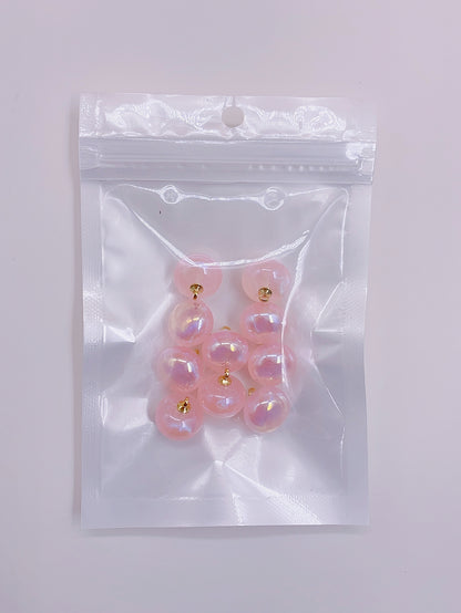 Mermaid star color series stuffed bun bead alloy pendant clothing button pendant diy jewelry accessories pendant materials