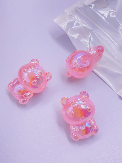 New high-end star color shell tiger straight hole beading accessories children's beading materials