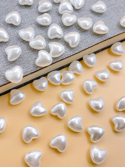 DIY jewelry beading peach-shaped straight hole abs high light pearl jewelry jewelry beading material