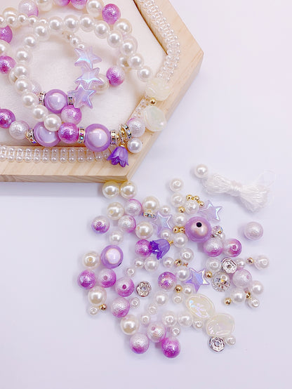 New multi-color mixed multi-layer wear pearl string jewelry accessories Pearl diy accessories bead material loose bead material bag