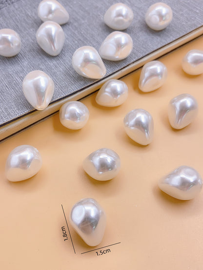 ABS imitation pearl highlights a variety of special-shaped straight hole diy beaded handmade jewelry materials Accessories Jewelry clothing accessories Pearl