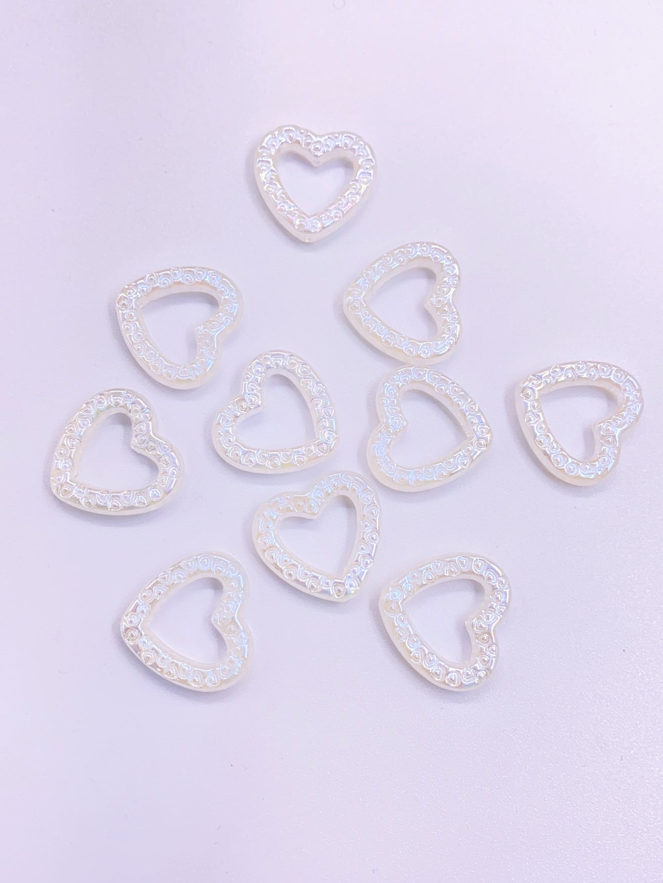 New Merman abnormity pattern peach heart straight hole handmade beading diy jewelry accessories beading