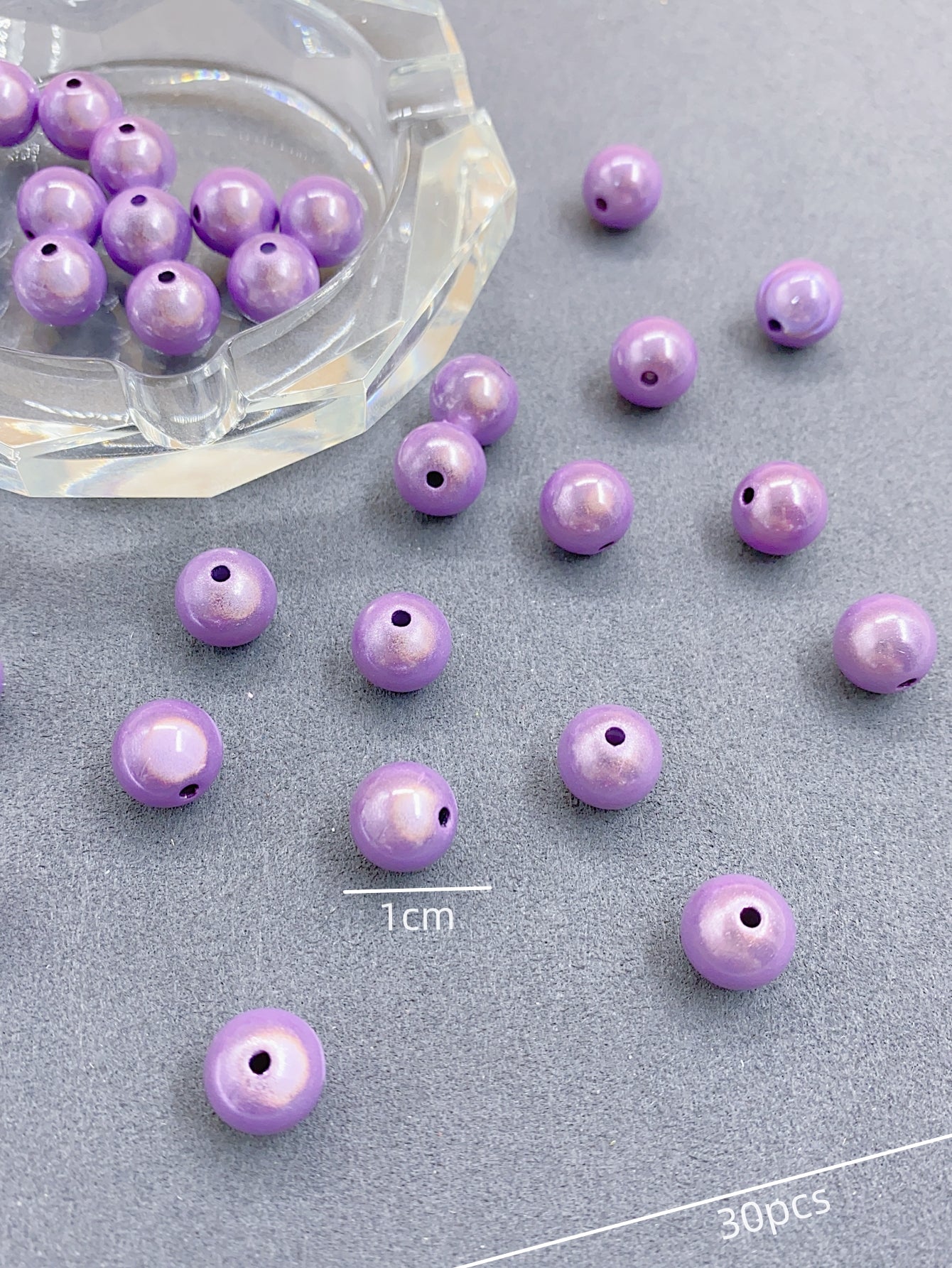 DIY high quality Laser Magic Magic beads reflective sweet cool diy handmade loose bead necklace accessories beaded