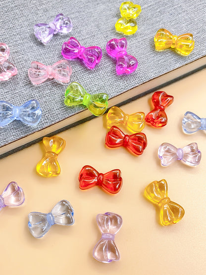 Acrylic transparent crystal plastic multiple transparent gems children's puzzle diy bracelet necklace beaded pendant