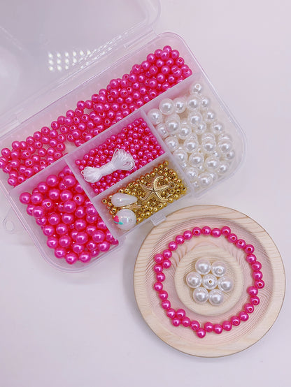 ABS high light pearl multi-palace mixed match box straight hole pearl diy jewelry accessories loose bead material box