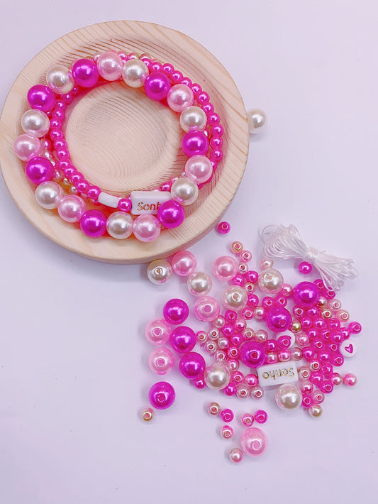 New high-end blend ABS high light pearl bracelet multi-layer wear diy handmade beading material