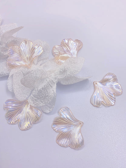 Siyang mermaid gingko leaf handmade DIY round bead accessories loose bead wings small butterfly headwear manufacturers
