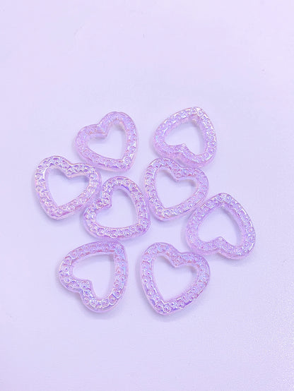 New high-end mermaid star color love shaped jewelry straight hole beaded clothing diy accessories beaded