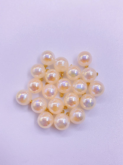 Mermaids starry sky color shell beads jewelry necklace bracelet pendant 20 pieces