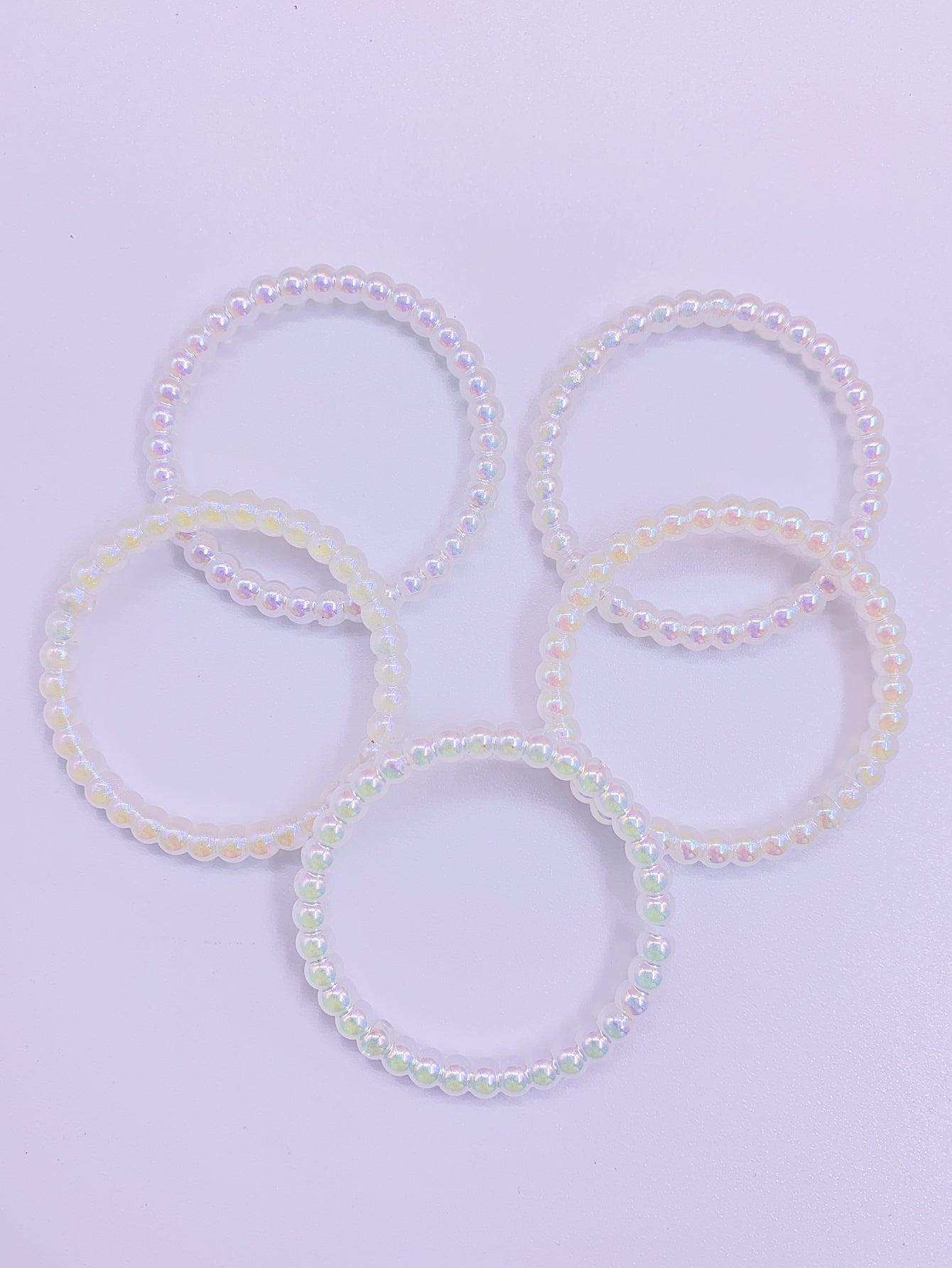 Mermaid star color series new bead large circle straight hole car hanging jewelry hanging accessories beaded materials