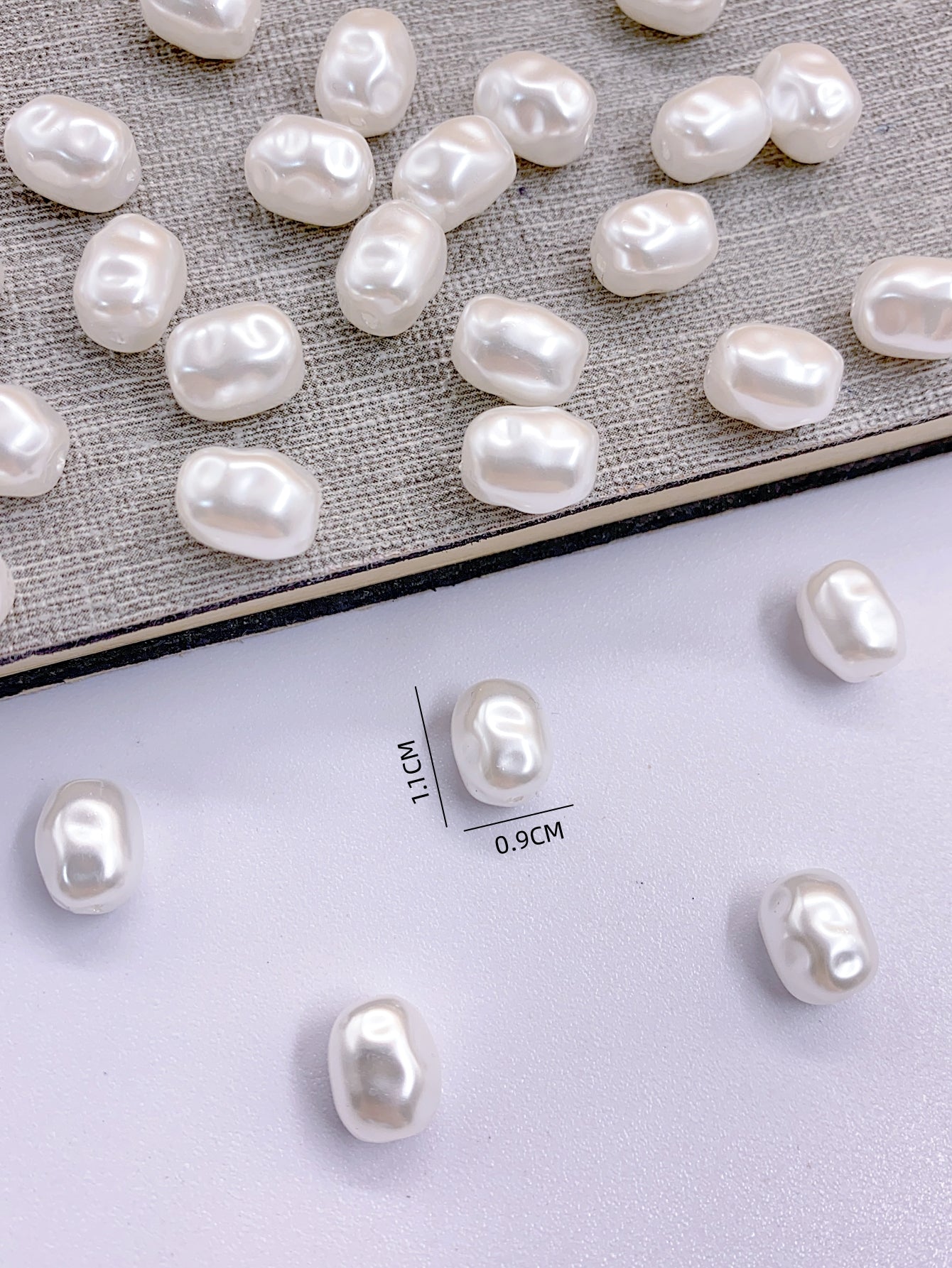 ABS special-shaped highlighter imitation pearl loose beads diy handmade earrings studs bracelet hairpin accessories materials