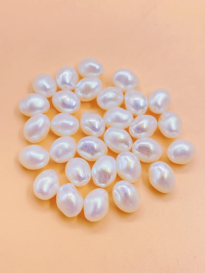 New Mabel series oval straight hole hand-beaded diy clothing jewelry mobile pendant accessories beads