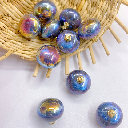 abs imitation pearl high-end mermaid star color stuffed bun style diy accessories hanging 10 pieces