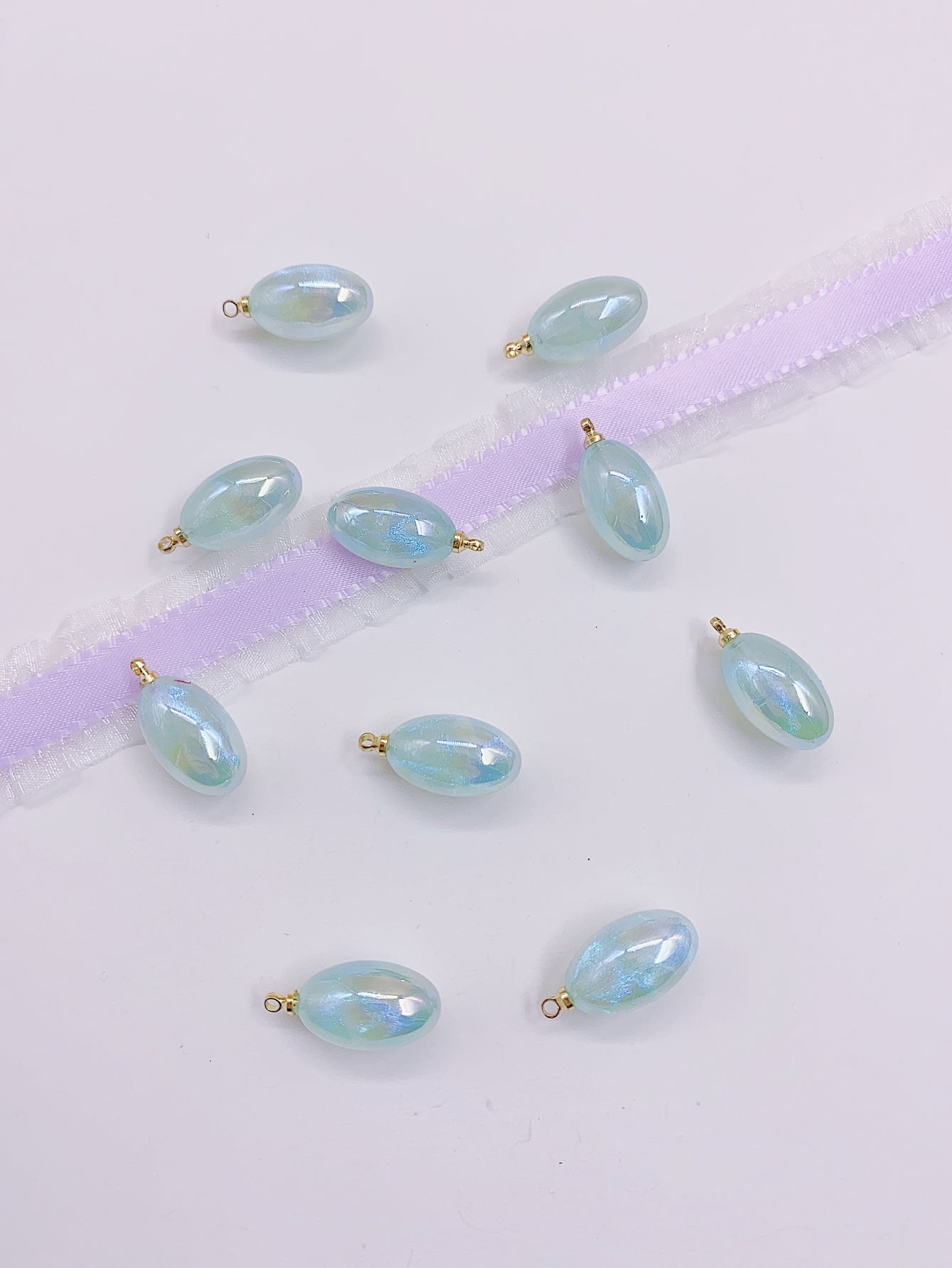 Fashion high-grade star color Bette string diy alloy pendant accessories loose bead pendant materials