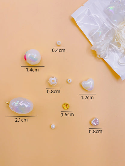 1 pack of niche Instagram Temperament Pearl beaded DIY lanyard portable accessories
