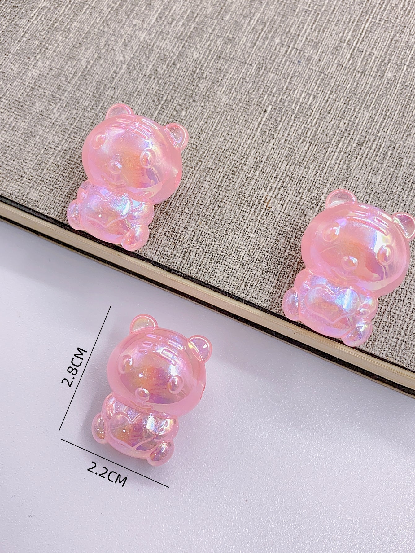 New high-end star color shell tiger straight hole beading accessories children's beading materials