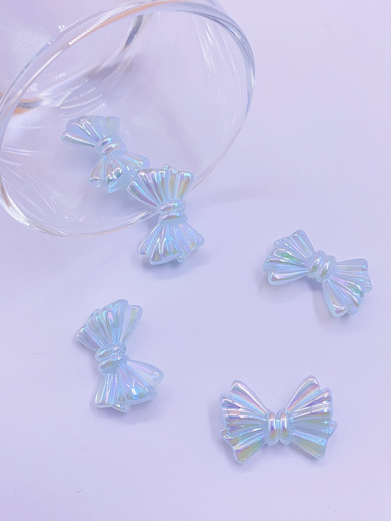 New trend straight hole star color mermaid bow shape diy clothing jewelry beaded accessories materials