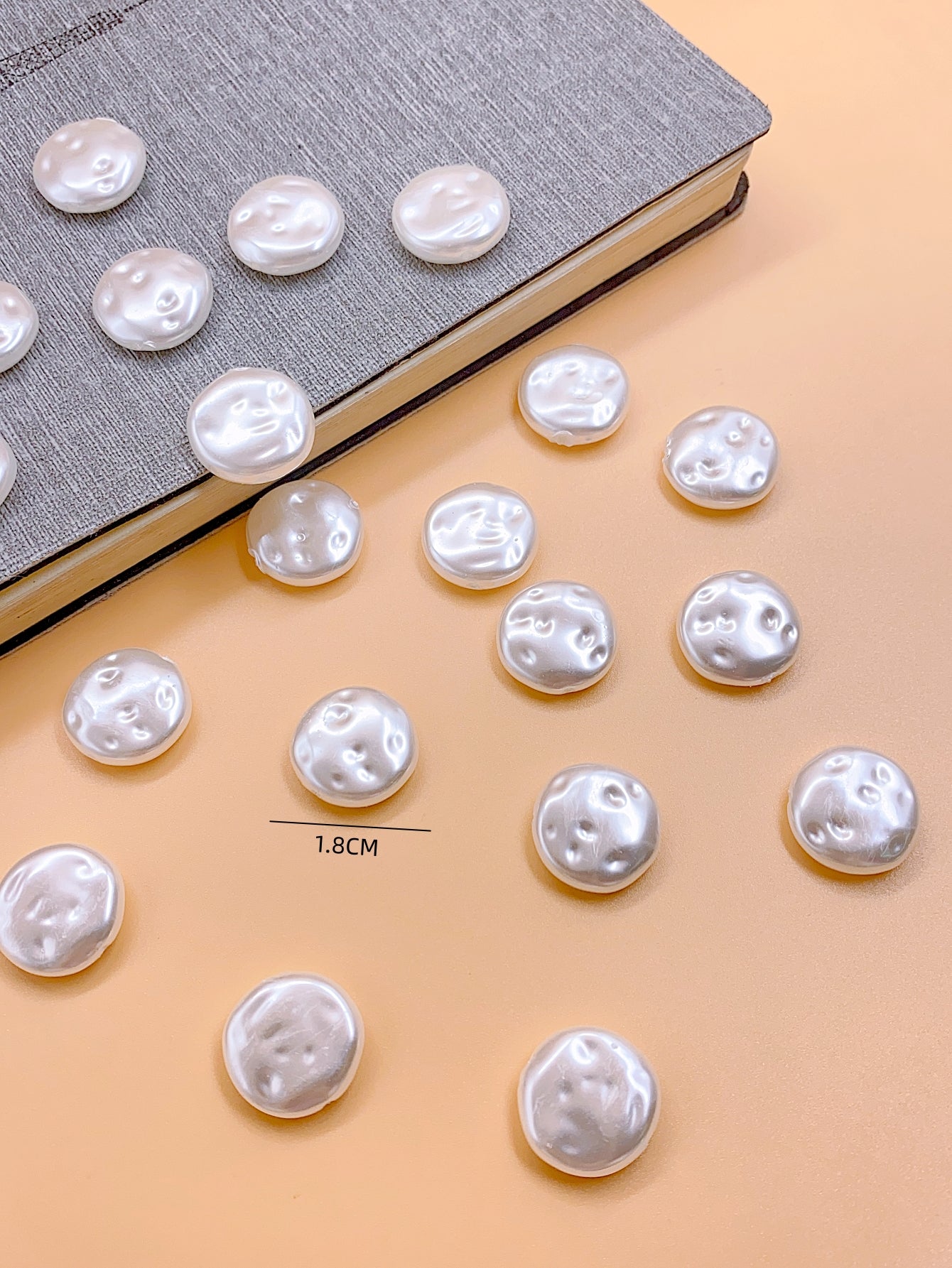 DIY handmade accessories ABS high profile imitation pearl bracelet pendant headdress pendant production material kit