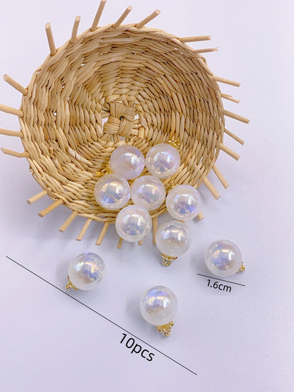 abs high-end mermaid star color series round bead jewelry clothing diy accessories material pearls 10