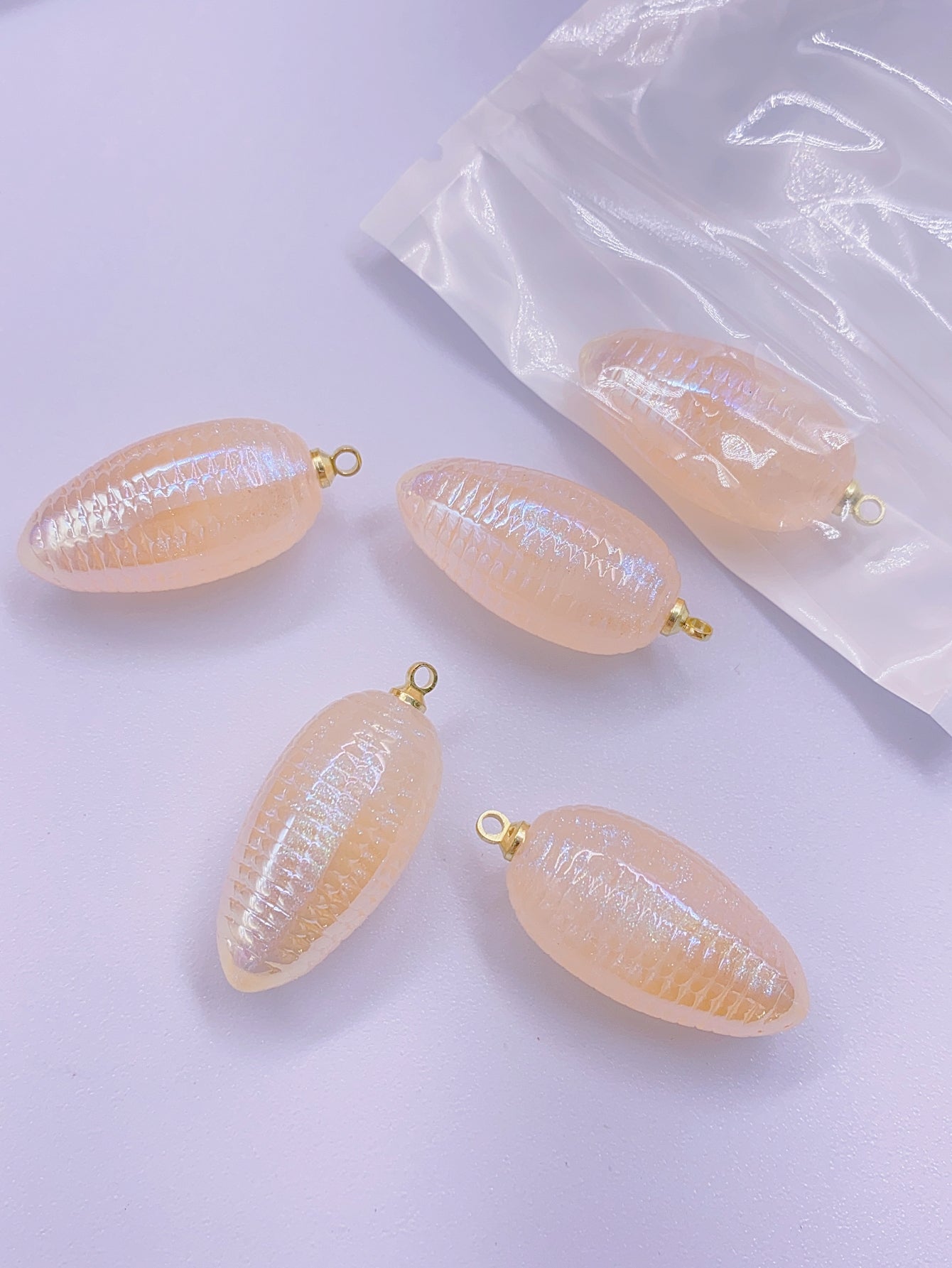Merman alloy hanging hole corn pendant handmade DIY accessories accessories material mobile phone chain